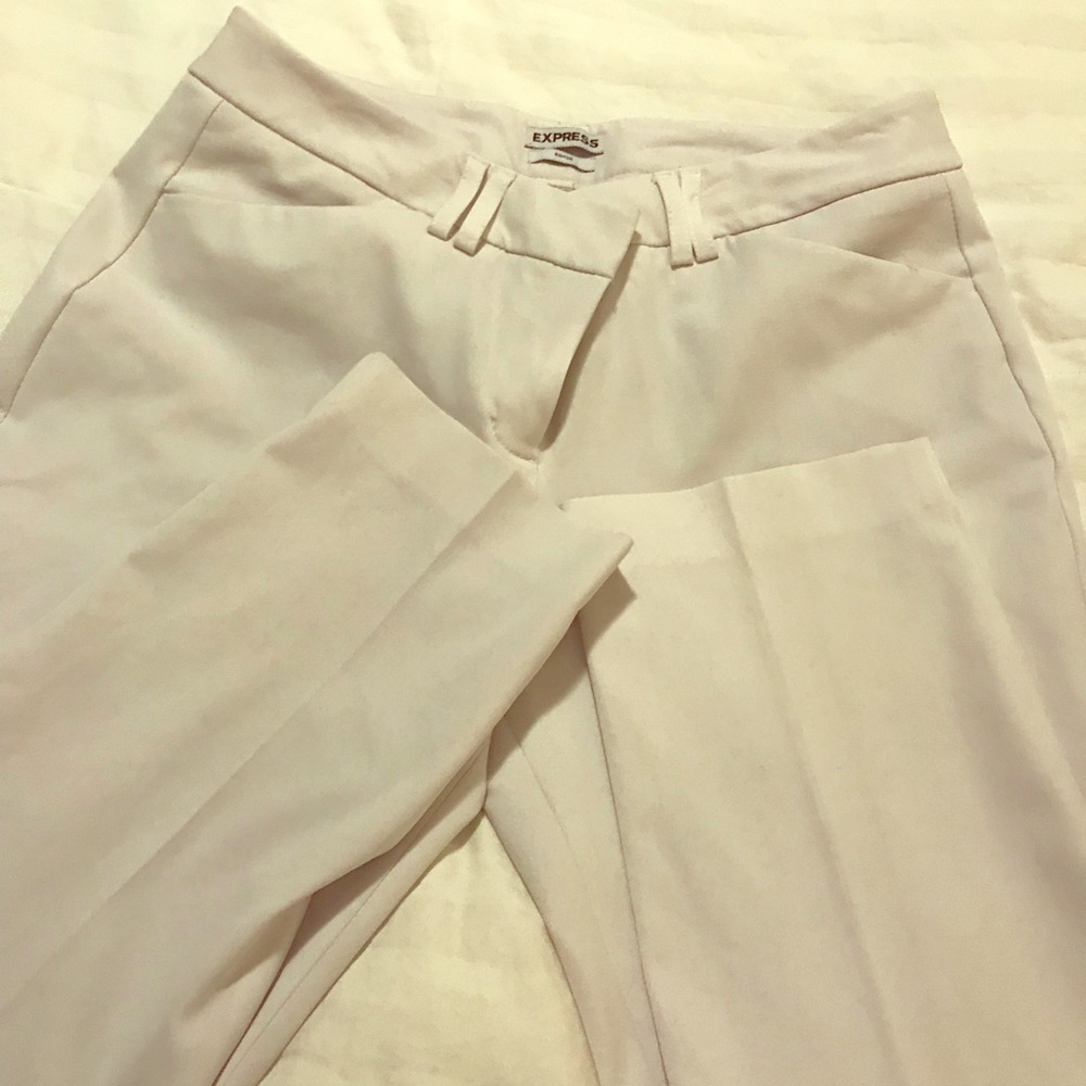 White ankle Express size 4